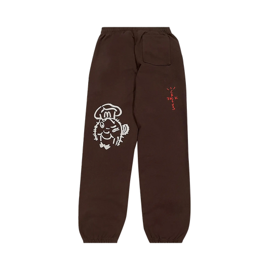 CJ X MCD STICKER BOMB | SWEATPANTS BROWN