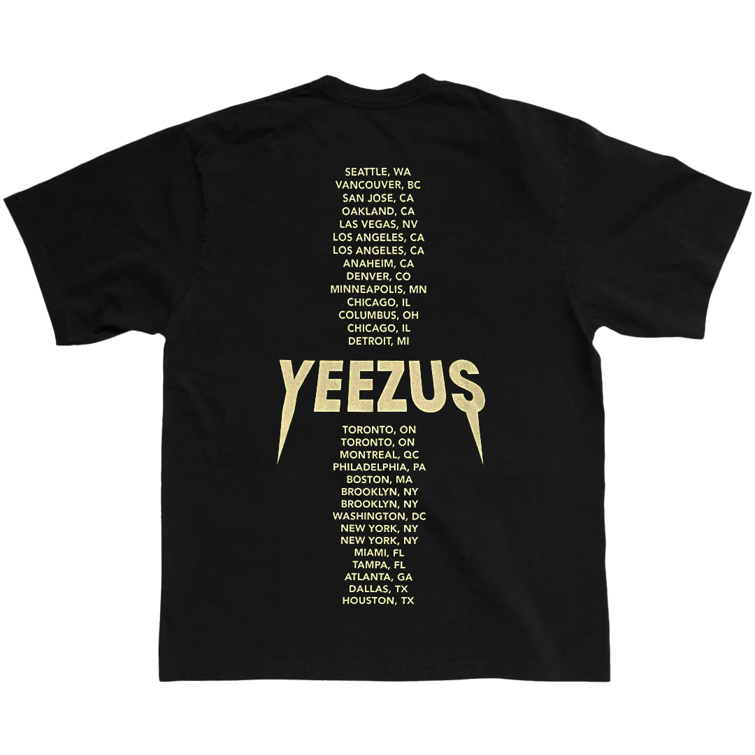 YZY YEEZUS TOUR TEE BLACK | v1