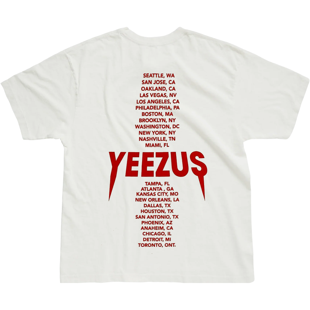 YZY YEEZUS TOUR TEE WHITE | v1