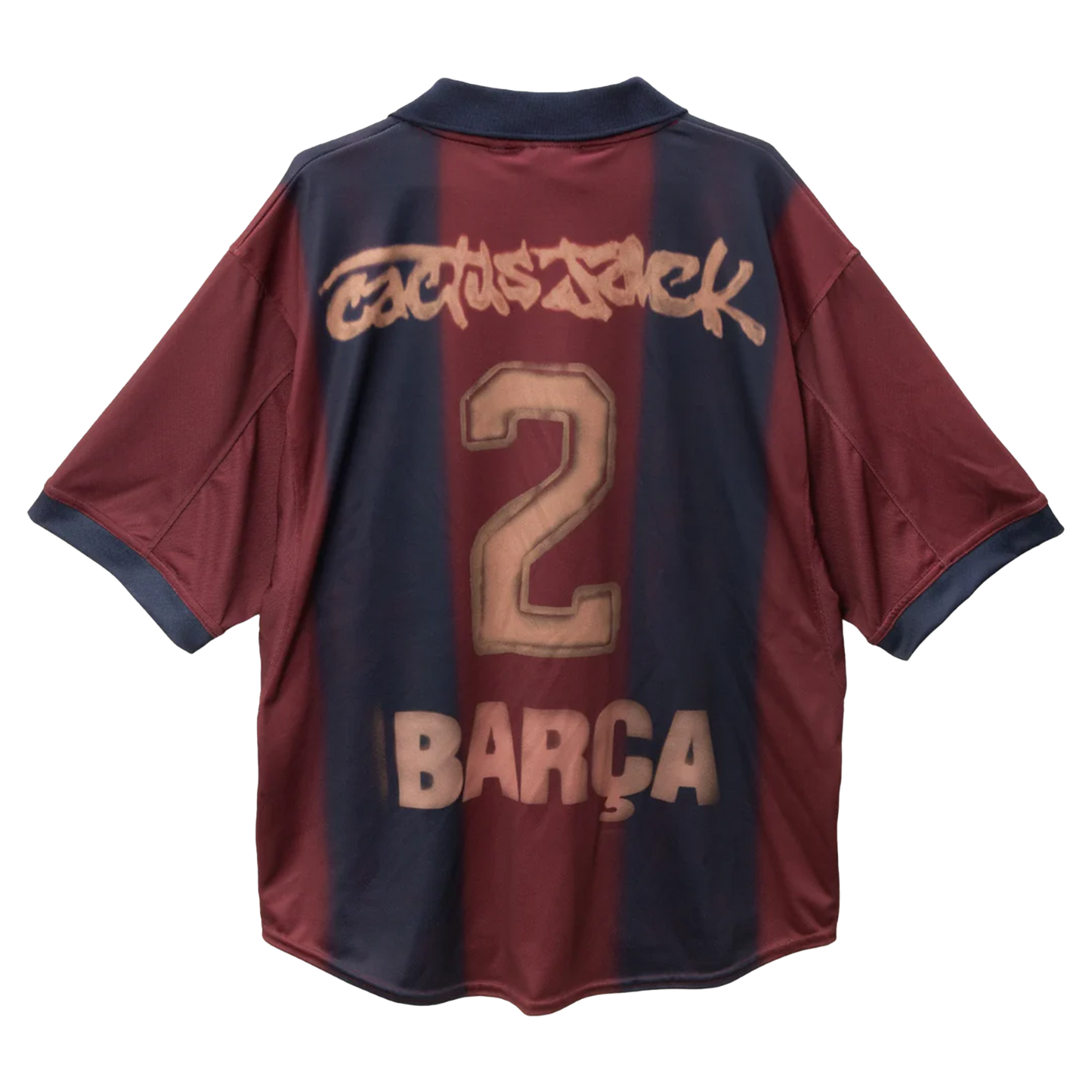CJ X NIKE X FC BARCELONA RETRO 2000/01 HOME SKELETON JERSEY (PRE-ORDER)