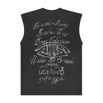 CJ TANK TOP | JACKBOYS 2 | BLACK SPRAY (LIMITED EDITION)