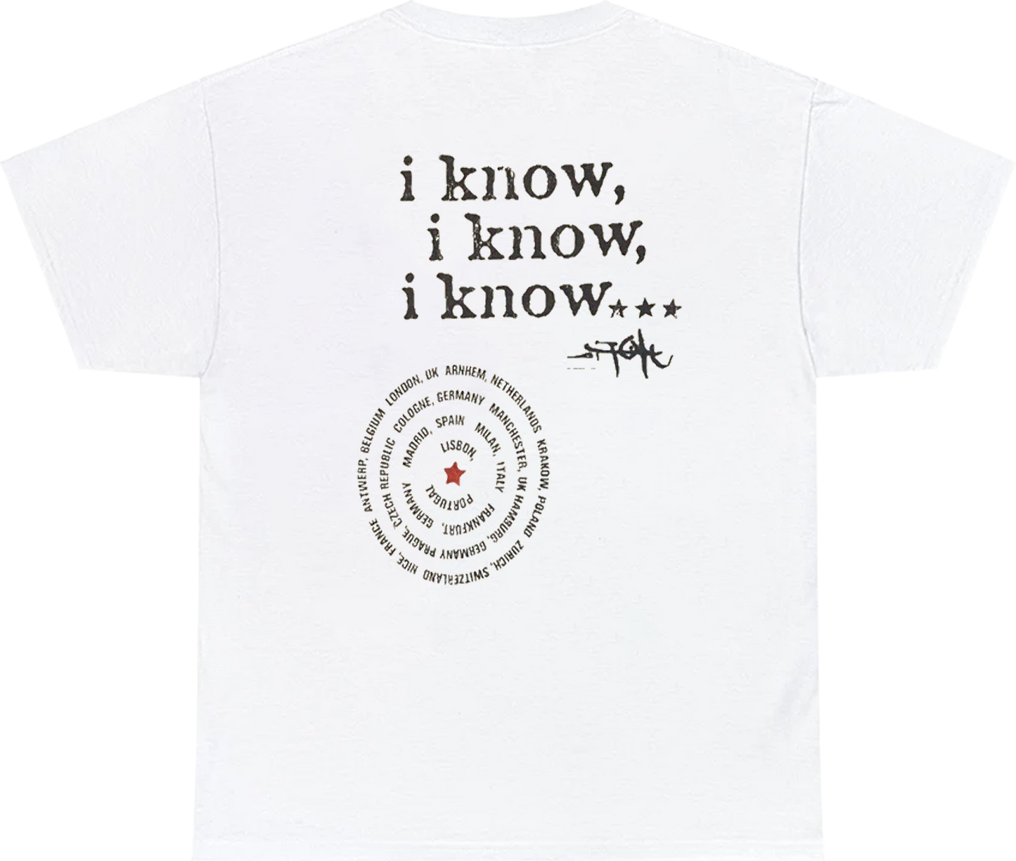 I KNOW EUROPE TEE