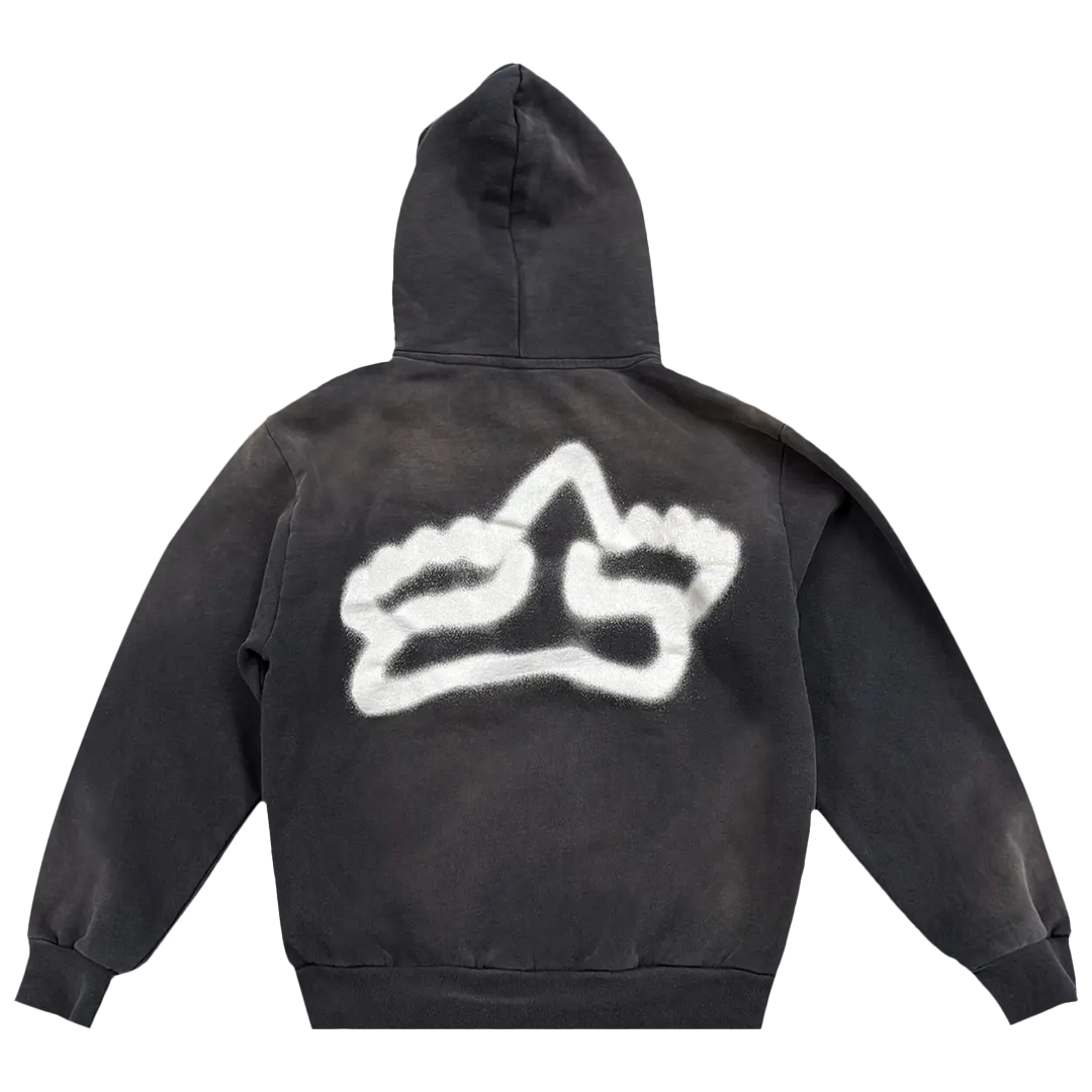 CJ X FOX RACING HOODIE | BLACK