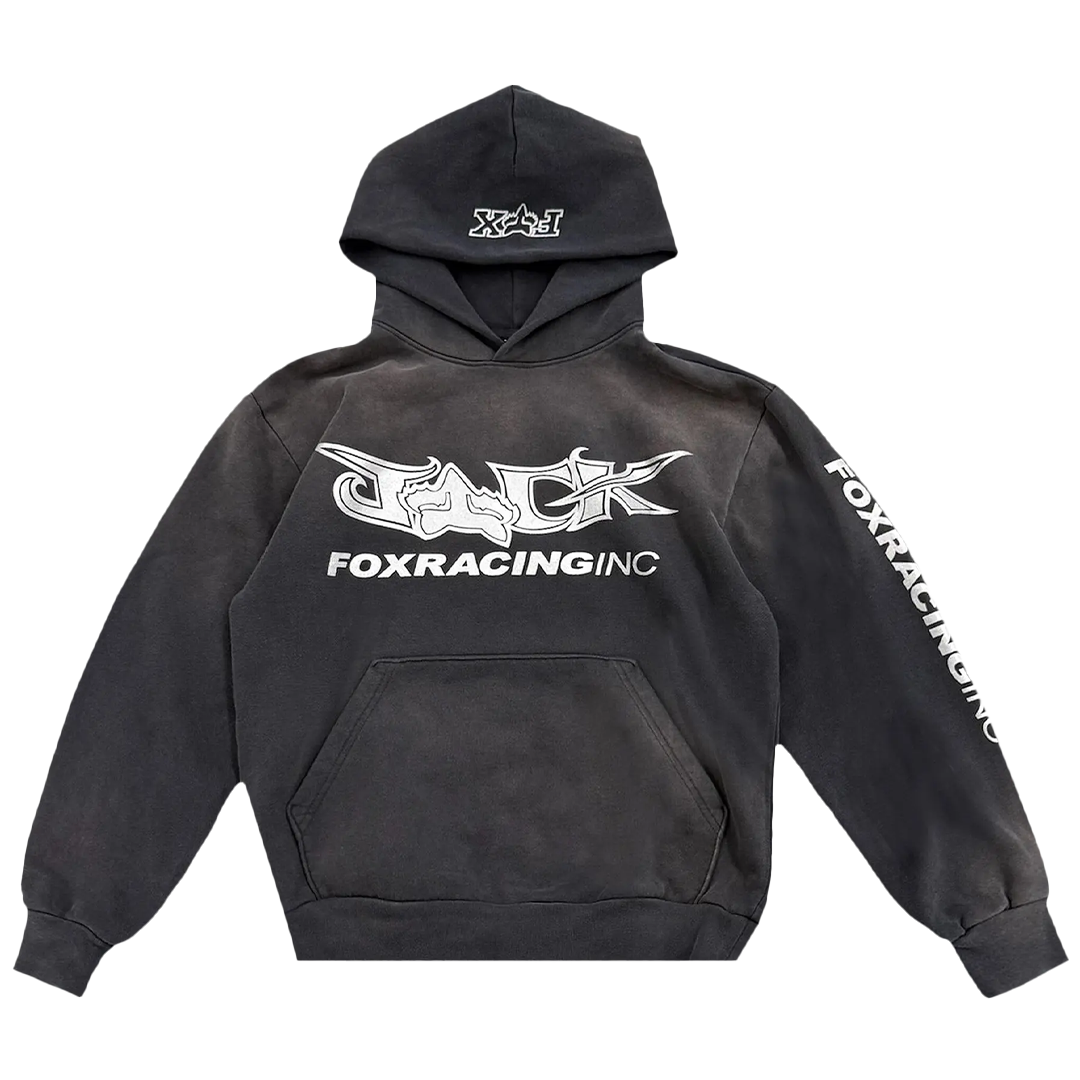 CJ X FOX RACING HOODIE | BLACK