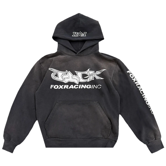 CJ X FOX RACING HOODIE | BLACK