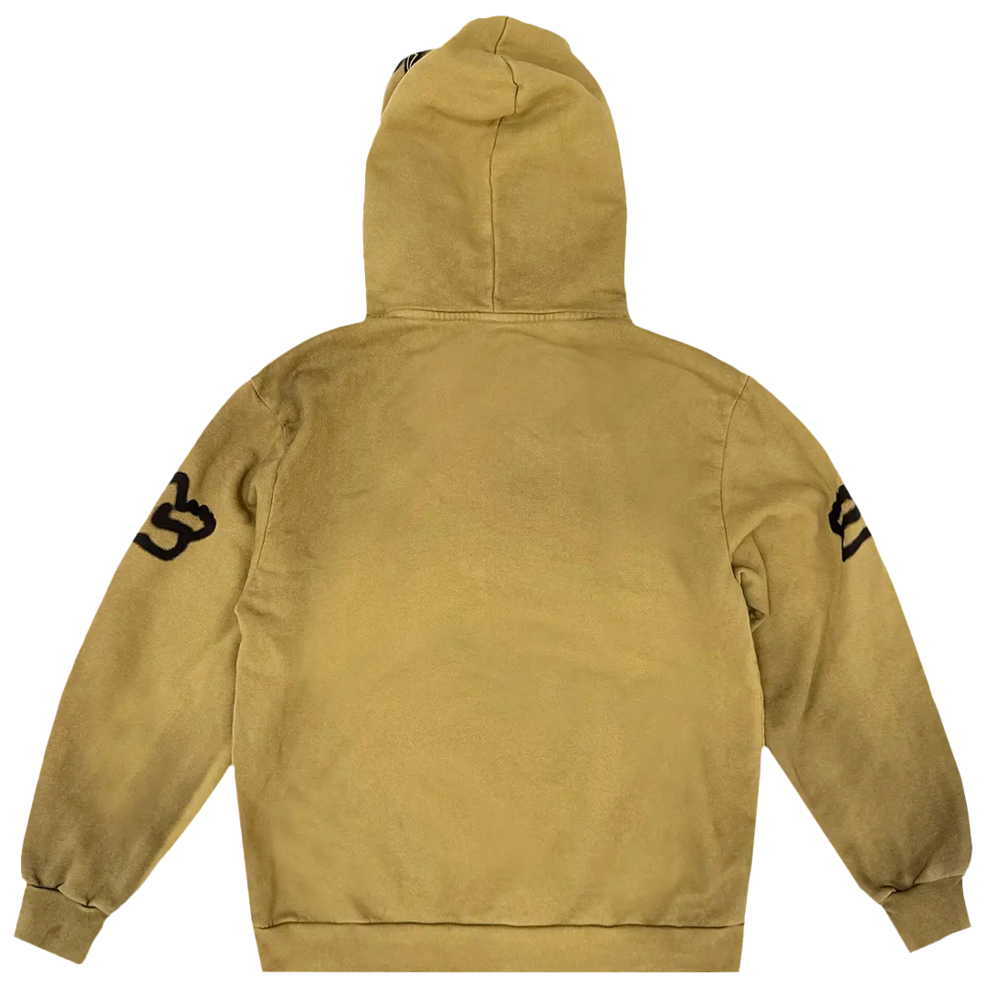 CJ X FOX RACING HOODIE | TAN