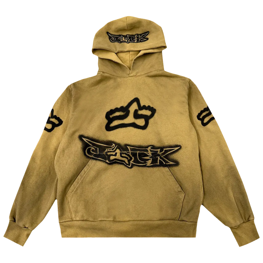 CJ X FOX RACING HOODIE | TAN